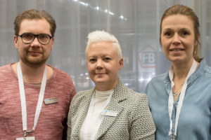 Bild på Fredrik Åkerblom (Lärare), Malin Orwén (Rektor) och Elin Hagemann (Specialpedagog).