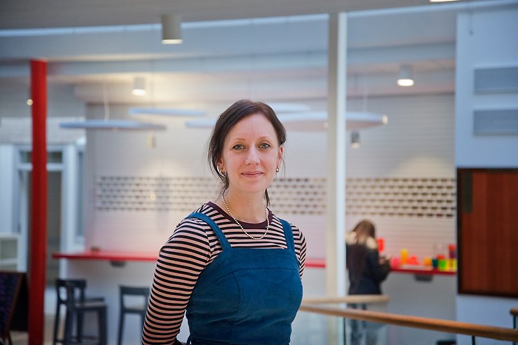 Maria Wiman, lärare på Östra grundskolan i Skogås, berättar om entreprenörskap.